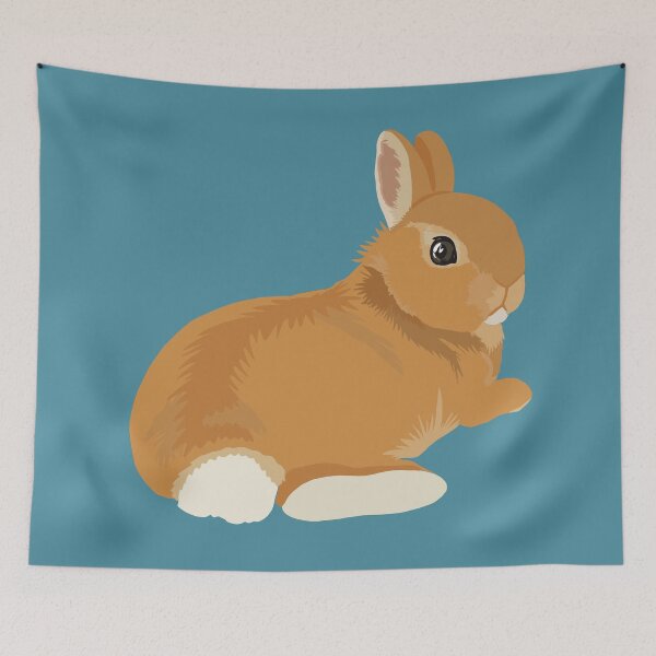 Item preview, Bunny butt Orange Netherlands Dwarf designed and sold by tayaan.