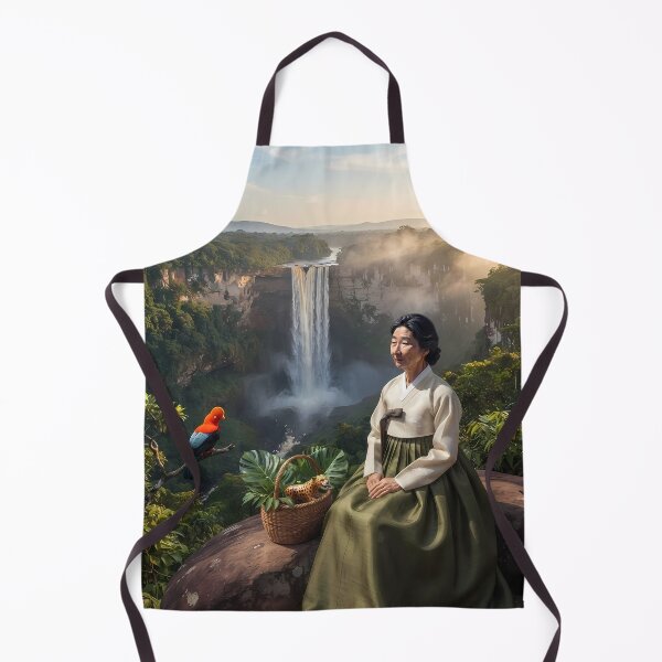 Item preview, Hidden Majesty: A Hanbok Journey at Kaieteur Falls, Guyana ?✨ designed and sold by SOOstudio73.