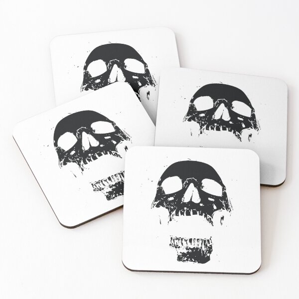 Item preview, Broken Jaw Black Skull designed and sold by calaveria.