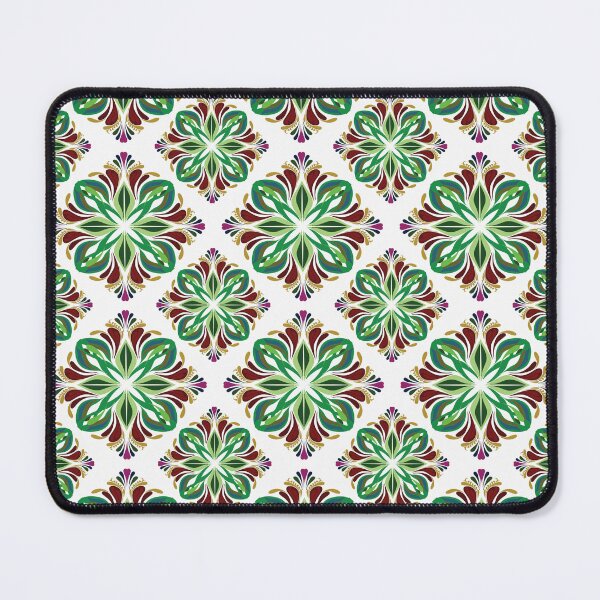 Item preview, Elegant Seamless Floral Ornamental Pattern with Green Botanical Motifs, Vintage Peranakan Inspired Decorative Background designed and sold by AjjimaJKM.