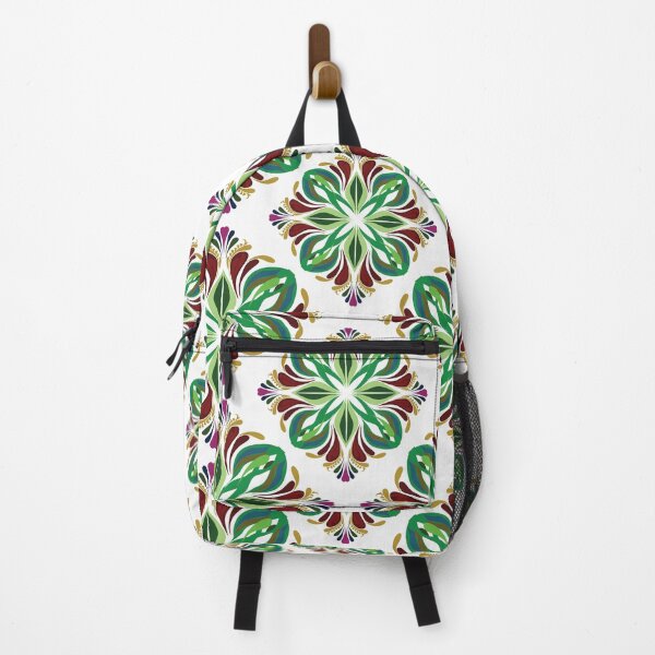 Item preview, Elegant Seamless Floral Ornamental Pattern with Green Botanical Motifs, Vintage Peranakan Inspired Decorative Background designed and sold by AjjimaJKM.