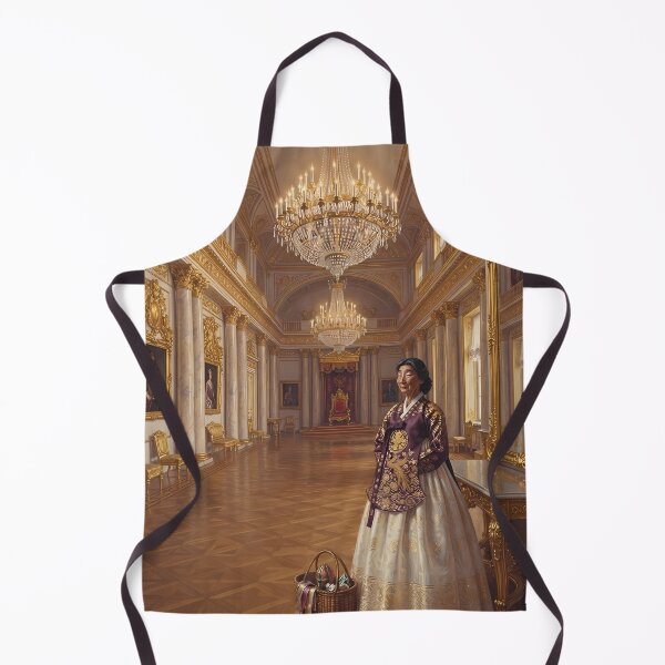 Aperçu de l'œuvre Hanbok à Saint-Pétersbourg : la grâce impériale au Palais d’Or créée et vendue par SOOstudio73.