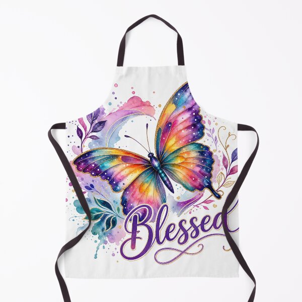 Item preview, Blessed Inspirational Watercolor Butterfly Design designed and sold by LunaPixelStudio.