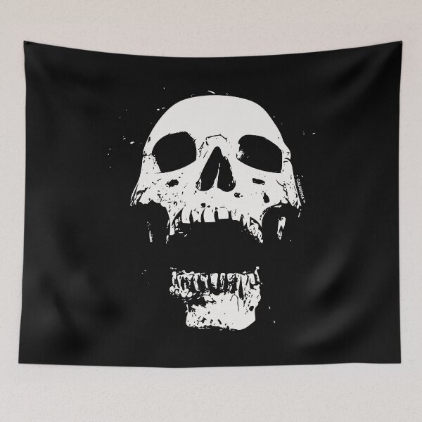 Item preview, Broken Jaw White Skull designed and sold by calaveria.