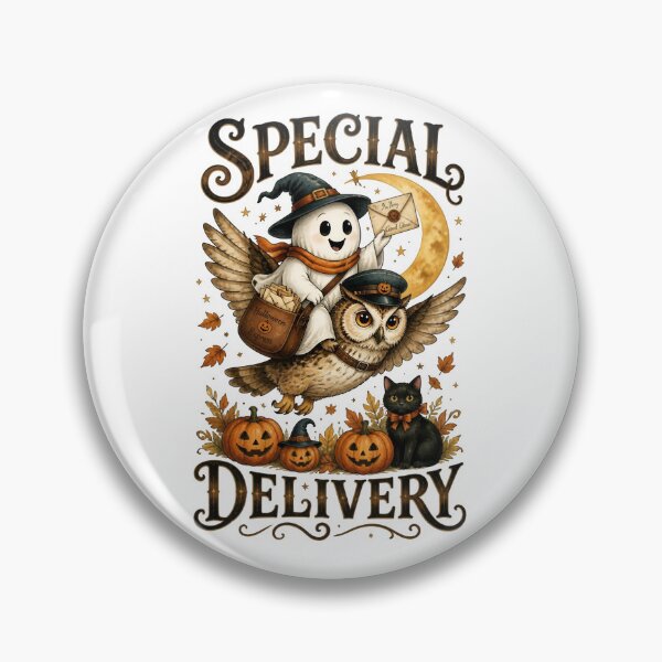 Item preview, Special Delivery Halloween Ghost designed and sold by Sovereign Supply Co..