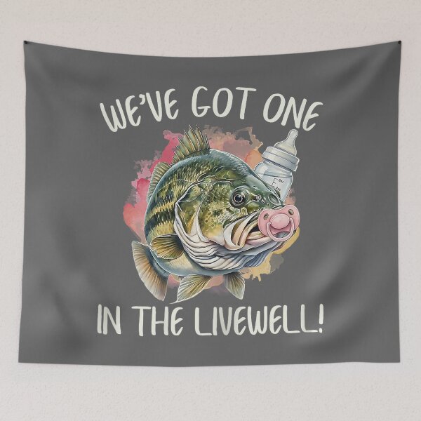 Item preview, Fishing Pregnancy Reveal Livewell Mom to Be Humor designed and sold by KristineLi.