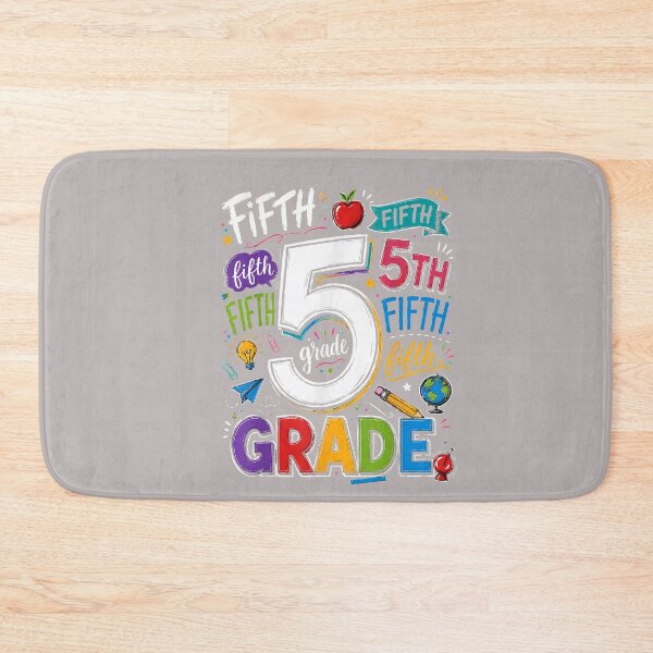 Item preview, Back to School Fifth 5th Grade Classroom Typography designed and sold by mjohnson9.