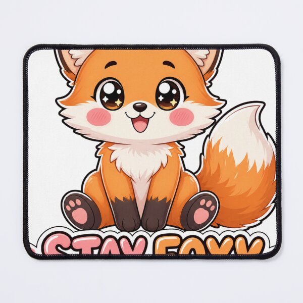 Item preview, Stay Foxy Cute Kawaii Fox designed and sold by BoosterShop.