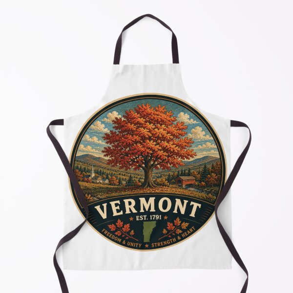Item preview, Vermont Retro State Badge – Vintage Travel Graphic designed and sold by Mac Sketches.