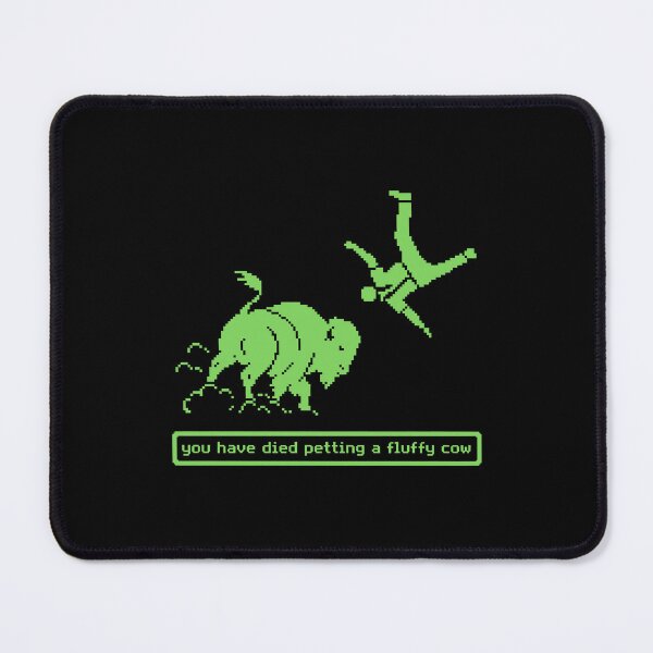 Item preview, You have died petting a fluffy cow designed and sold by Landesign.