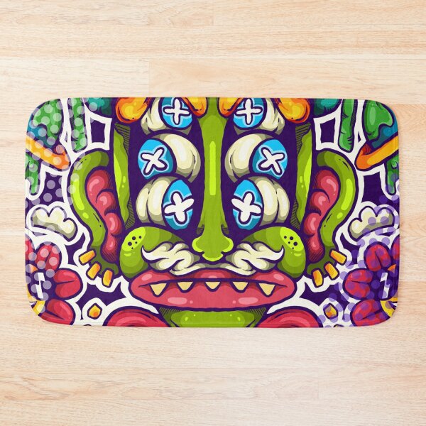 Item preview, Psychedelic Surreal Alien & Monkey Pop Art designed and sold by koyung500Store.