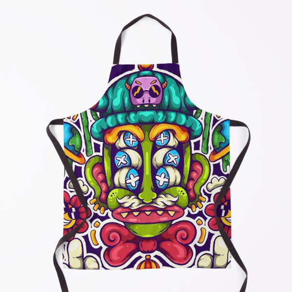 Item preview, Psychedelic Surreal Alien & Monkey Pop Art designed and sold by koyung500Store.