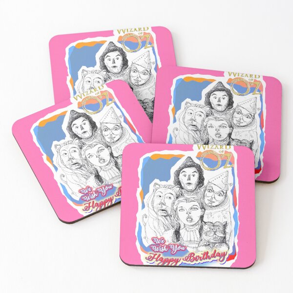 Item preview, Happy Birthday Wish Wizard of OZ Characters (Ink Drawing by ACCI) designed and sold by VanyssaGraphics.