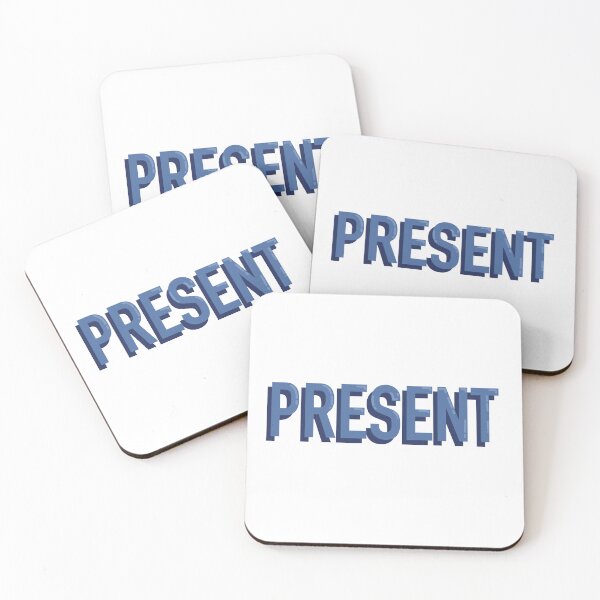 Item preview, Present Sticker | Mindfulness Aesthetic Laptop Decal designed and sold by alexmaushaus.