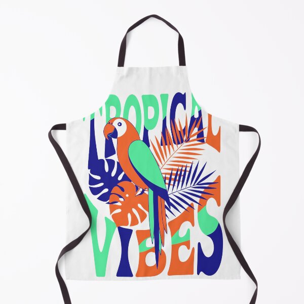 Item preview, Tropical Parrot & Leaves - Bright Summer Botanical designed and sold by VibeVaultWear.