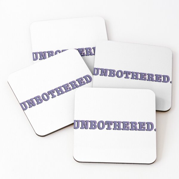 Item preview, Unbothered Sticker | Mindfulness Aesthetic Laptop Decal designed and sold by alexmaushaus.