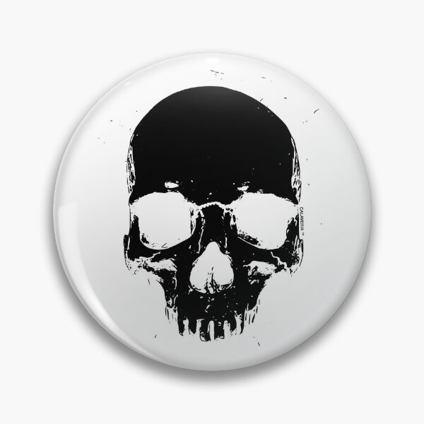 Item preview, Jawless Black Skull designed and sold by calaveria.