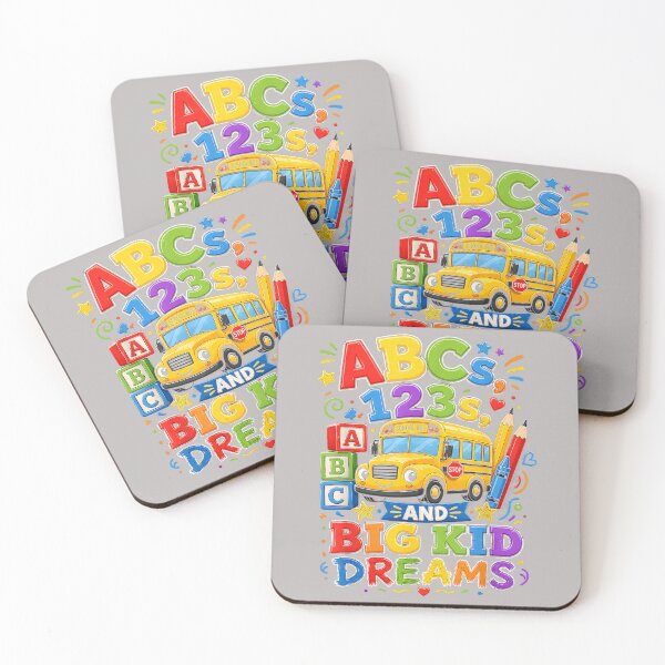 Item preview, Back to School First Day Big Kid Dreams School Bus Fun designed and sold by mjohnson9.
