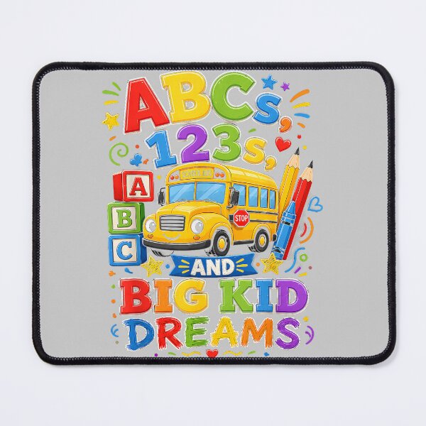 Item preview, Back to School First Day Big Kid Dreams School Bus Fun designed and sold by mjohnson9.