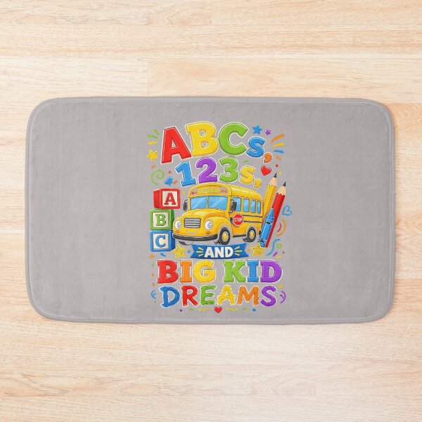 Item preview, Back to School First Day Big Kid Dreams School Bus Fun designed and sold by mjohnson9.
