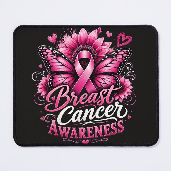 Item preview, Inspirational Breast Cancer Awareness Pink Ribbon Design designed and sold by LunaPixelStudio.