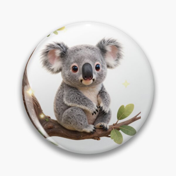 Item preview, Cute Realistic Mystic Koala on Magical Tree - Adorable Fantasy Bear Art designed and sold by MrArtist Shop.