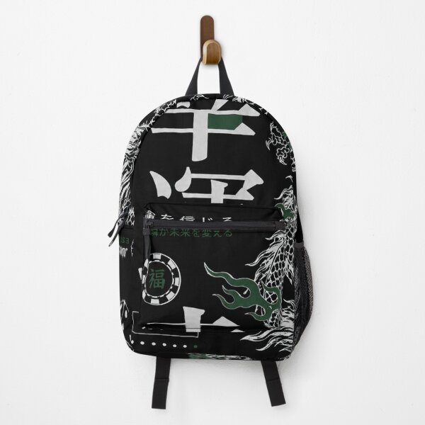 Item preview, Lucky Japanese Dragon Green Streetwear Graphic designed and sold by Jurassic Stitch.