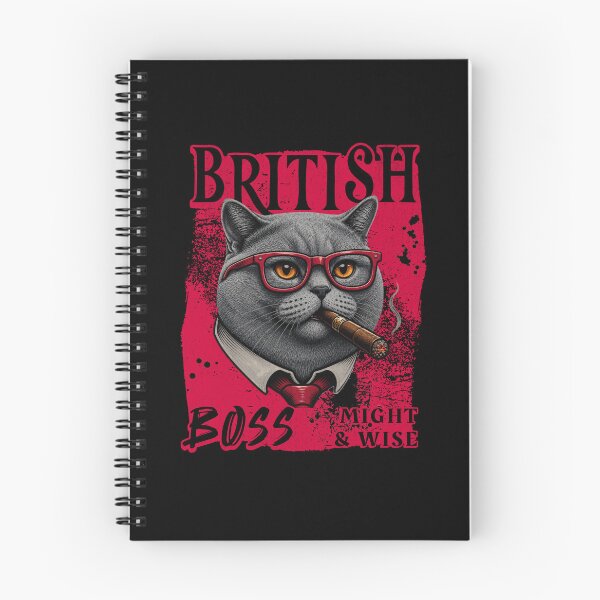 Artikelvorschau, Britisch Kurzhaar Boss Design – Lustige Britisch Kurzhaar Katze mit Zigarrenmafia-Stil Geschenk entworfen und verkauft von PixelsPaws.