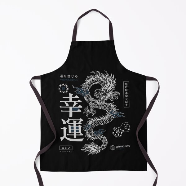 Item preview, Lucky Japanese Dragon Blue Streetwear Graphic designed and sold by Jurassic Stitch.