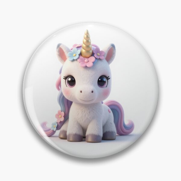 Item preview, Cute Realistic Baby Fantasy Unicorn - Adorable Little Magic Horse Art designed and sold by MrArtist Shop.