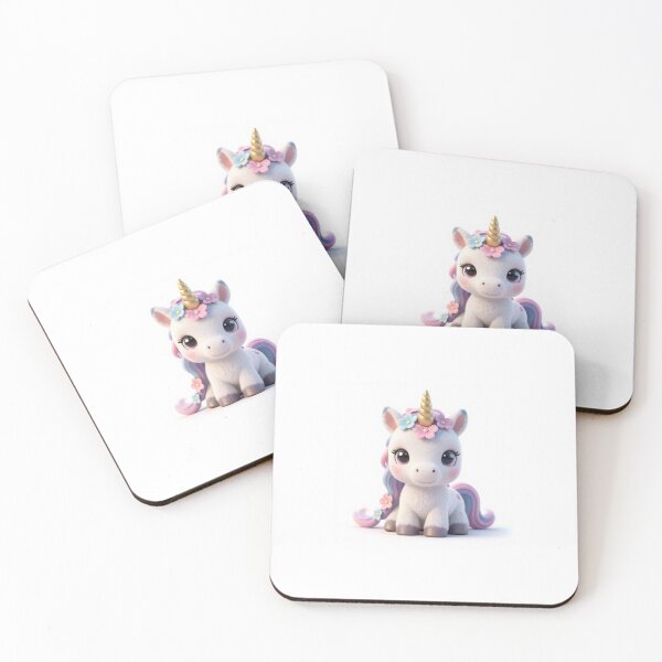 Item preview, Cute Realistic Baby Fantasy Unicorn - Adorable Little Magic Horse Art designed and sold by MrArtist Shop.