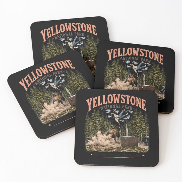 Item preview, Yellowstone Do Not Pet The Fluffy Cows Bison Humor designed and sold by margamPagenberg.