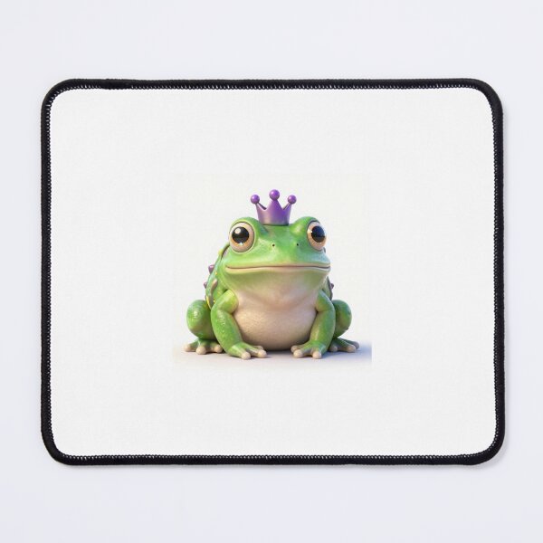 Item preview, Cute Realistic Magic Swamp Frog with Crown - Adorable Fantasy Toad Art designed and sold by MrArtist Shop.