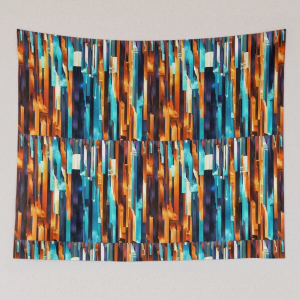Item preview, Shimmering geometric color architecture designed and sold by Sigtrix.