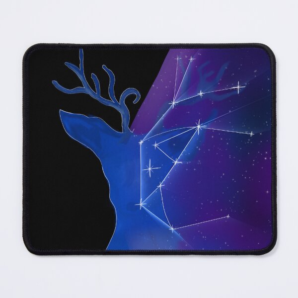 Item preview, Celestial Stag Constellation - Cosmic Deer Fantasy Art designed and sold by Astral-AL.