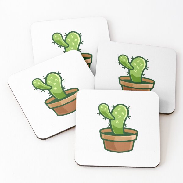 Item preview, Cute Happy Kawaii Cactus in a Pot Illustration designed and sold by TheQuoteStudio.