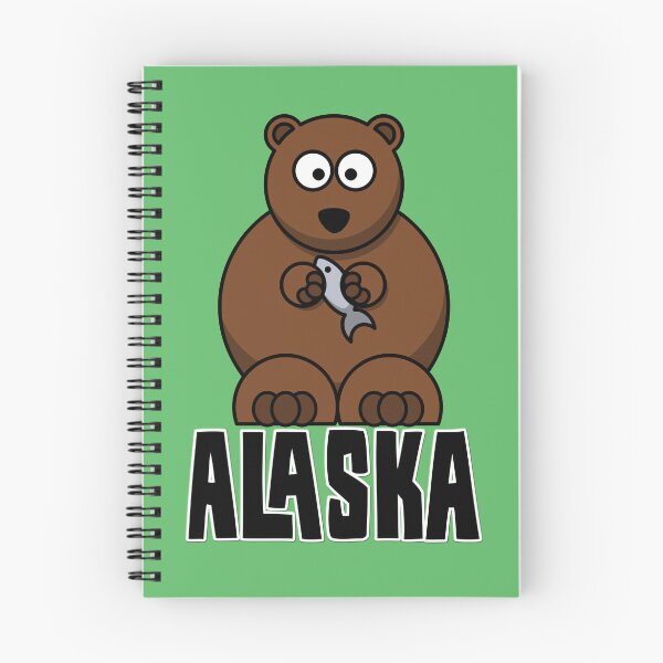 Item preview, Alaska Bear Cartoon designed and sold by AlaskaExtreme.