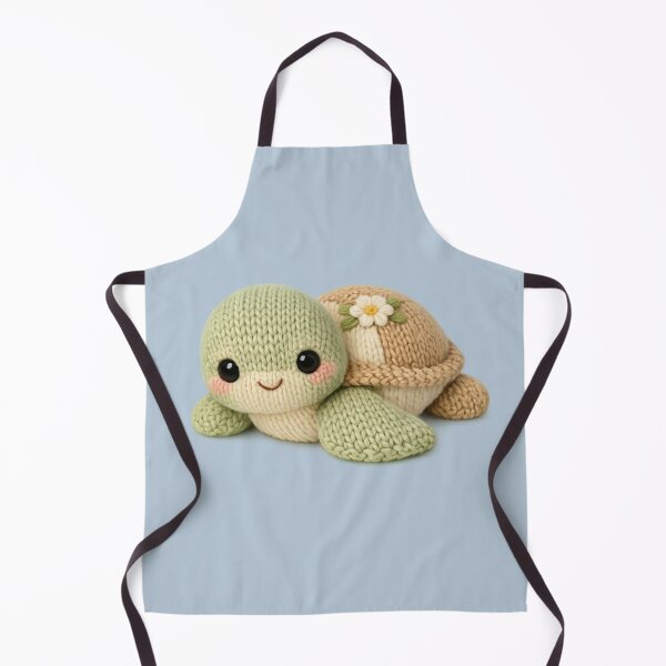 Item preview, Cute Knitted Sea Turtle Plush | Kawaii Handmade Crochet Knit Cottagecore designed and sold by Moons Studio.