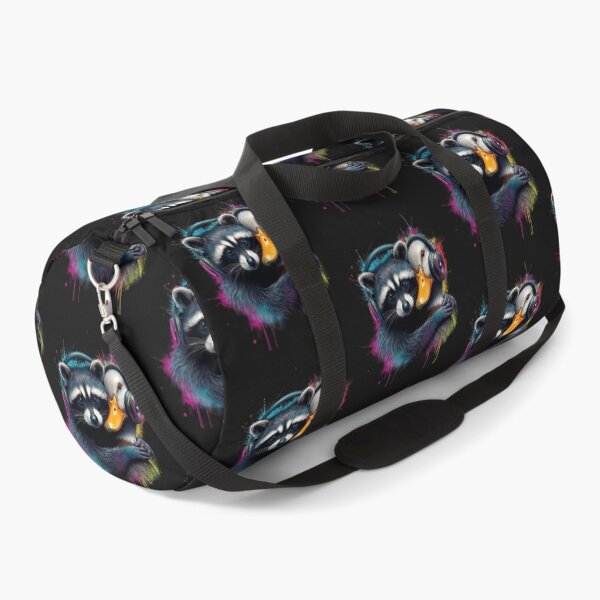 Item preview, Music Lover Funny Raccoon & Duck Friends Music Fans designed and sold by Genius Geek.