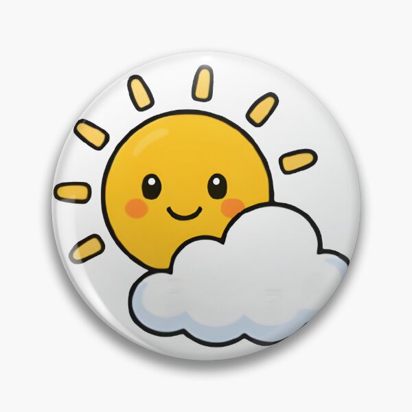 Item preview, Happy Smiling Kawaii Sun Cartoon Graphic designed and sold by TheQuoteStudio.