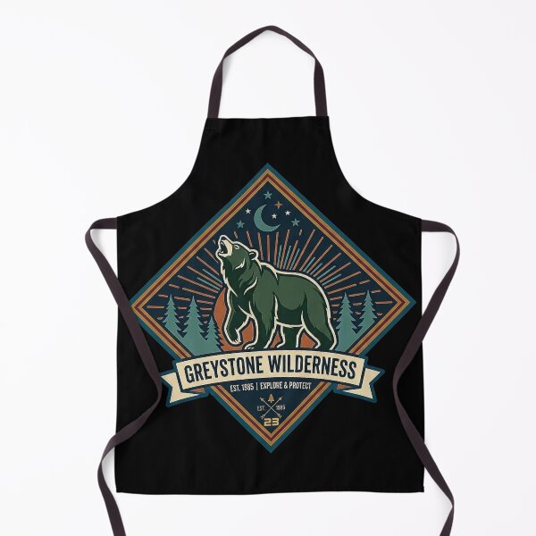 Item preview, Vintage Greystone Wilderness Diamond Bear Graphic designed and sold by Global-Command.