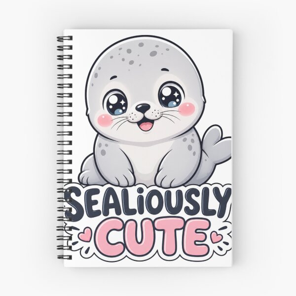 Item preview, Sealiously Cute Sweet Kawaii Seal designed and sold by BoosterShop.