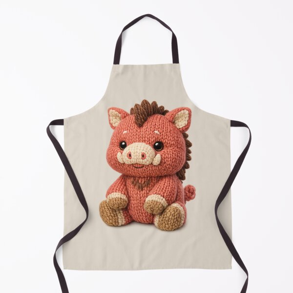 Item preview, Cute Knitted Razorback Plush | Kawaii Handmade Crochet Knit Cottagecore designed and sold by Moons Studio.