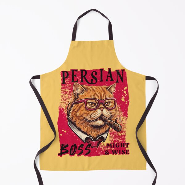 Item preview, Persian Cat Boss Design – Funny Persian Cat with Cigar Mafia Style designed and sold by PixelsPaws.