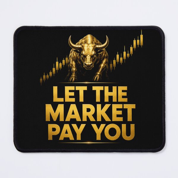 Item preview, Let The Market Pay You | Forex Trading Quote | Stock Market Trader | Day Trading Typography | Bull Market Gift designed and sold by PipForgeStudio .