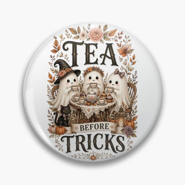 Item preview, Tea Before Tricks Ghost Party designed and sold by Sovereign Supply Co..