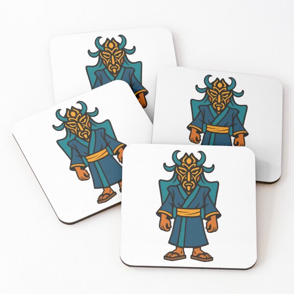 Item preview, Azure Oni – Horned Shadow Warrior designed and sold by trpa04.