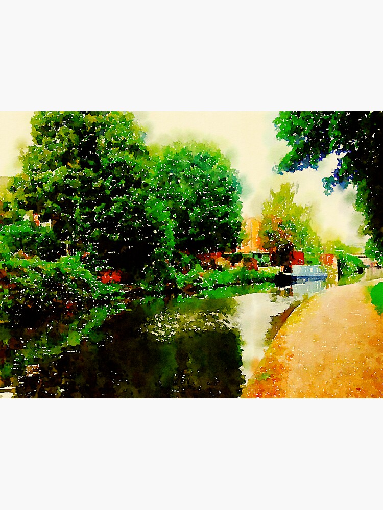 Along the canal...Nottingham in Watercolor by douglasewelch