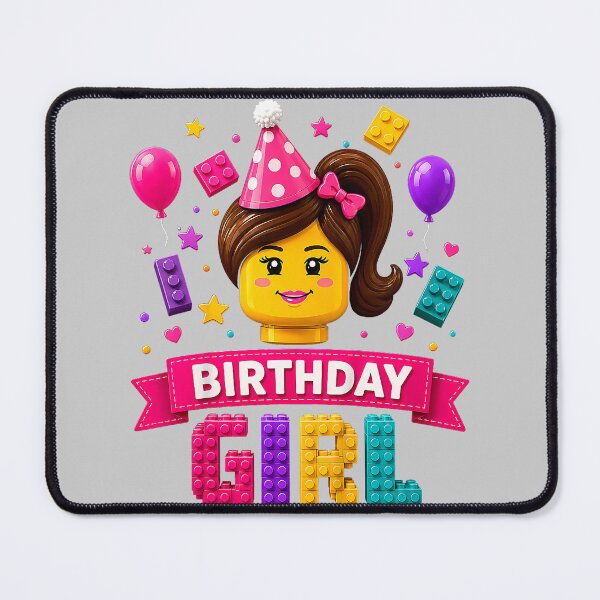 Item preview, Building Bricks Birthday Girl Party Master Builder Blocks designed and sold by mjohnson9.