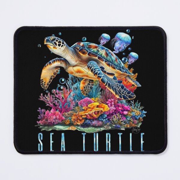 Item preview, Underwater Kingdom: Sea Turtle & Friends designed and sold by Gnarly360.